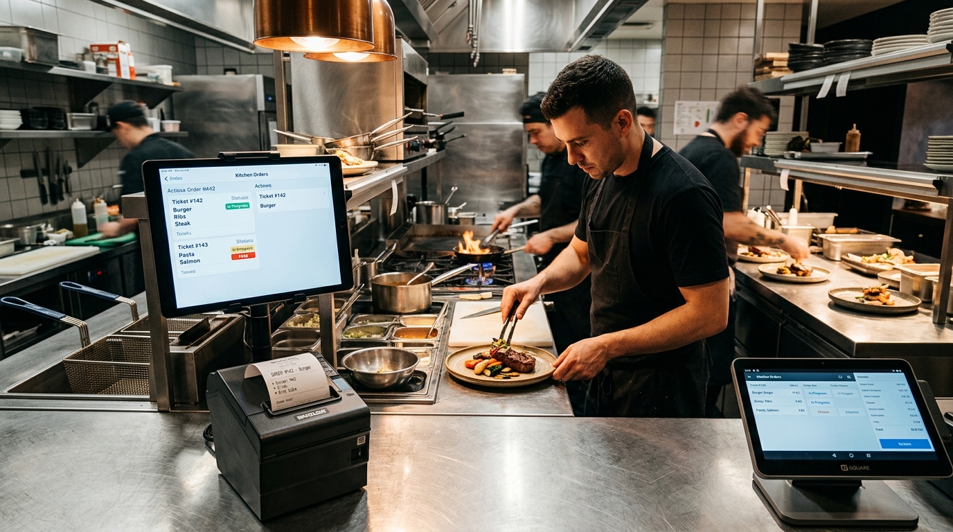 Restaurant KOT printing multi station