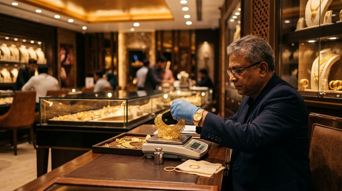 Gold and jewellery shop software with weight and making charge