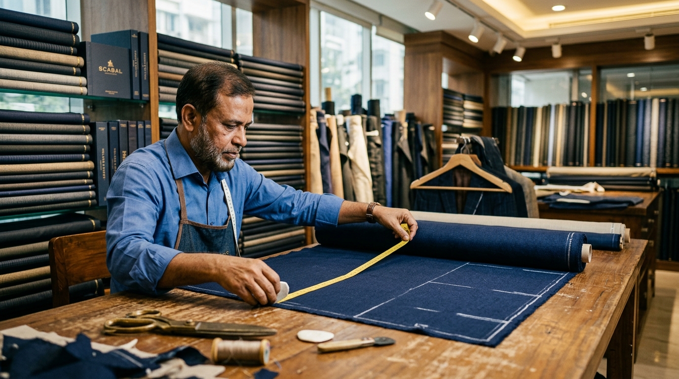 Tailoring shop order and measurement software